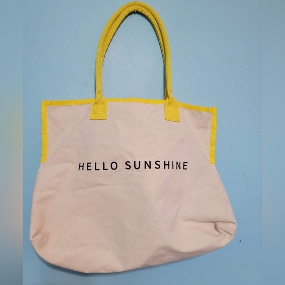 Ulta Canvas Tote Bag | Yellow, Sunshine - Picture 2 of 5
